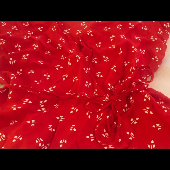 Faithfull the Brand Lucy Wrap Blouse, Small - Picture 7 of 7